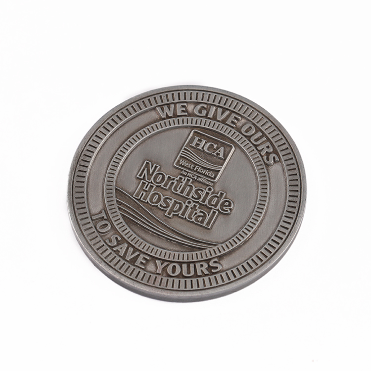 Black Decorative Copper Coins Antique Bronze Plating Brass Eagle Coin 