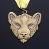 Custom Russia Logos Anniversary Souvenir Metal 3d Leopard Medal