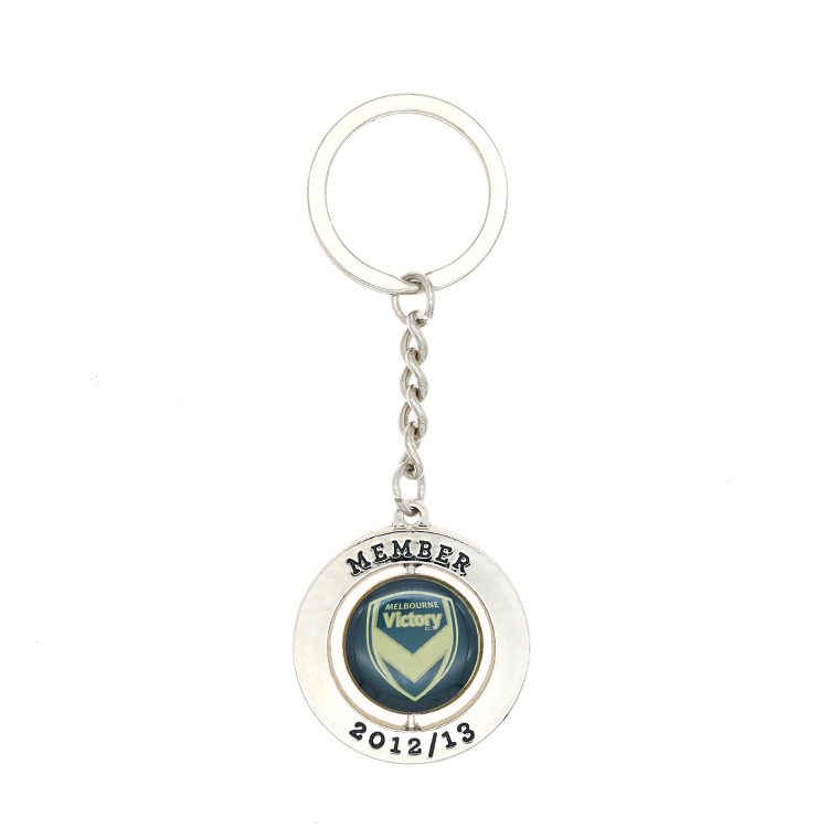Silver Letter Enamel Marvel Kpop Keychain Custom Logo