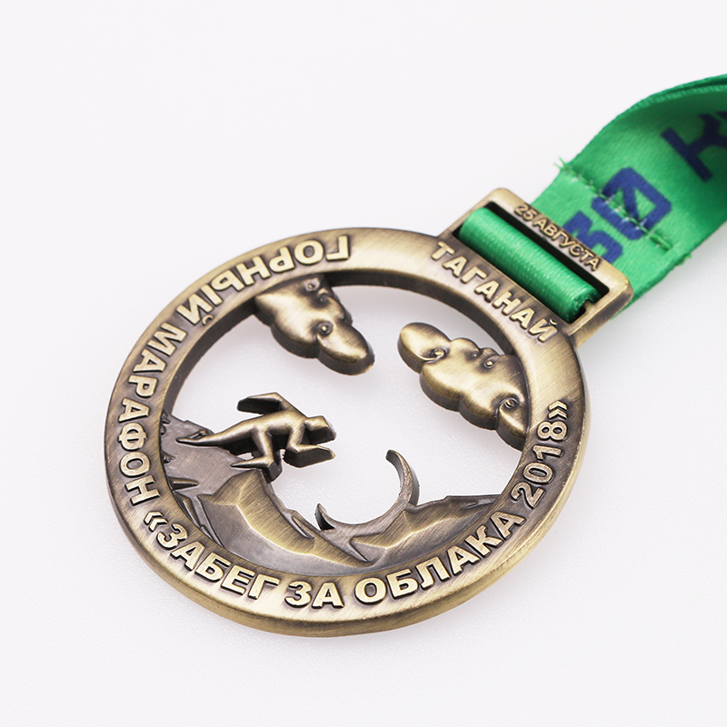 Bronze Gold Medals And Ribbons Gold Silver Medal Running Medallas Sports Customade Marathon Medal