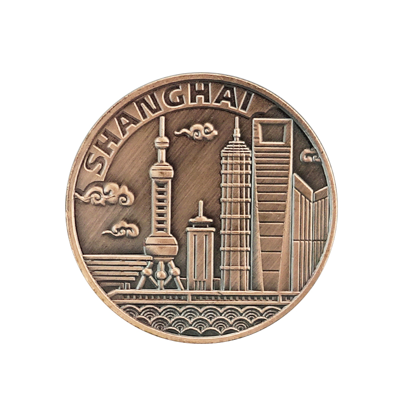 Casting Brass Challenge Metal Antique Zinc Alloy Custom Bank One Coin