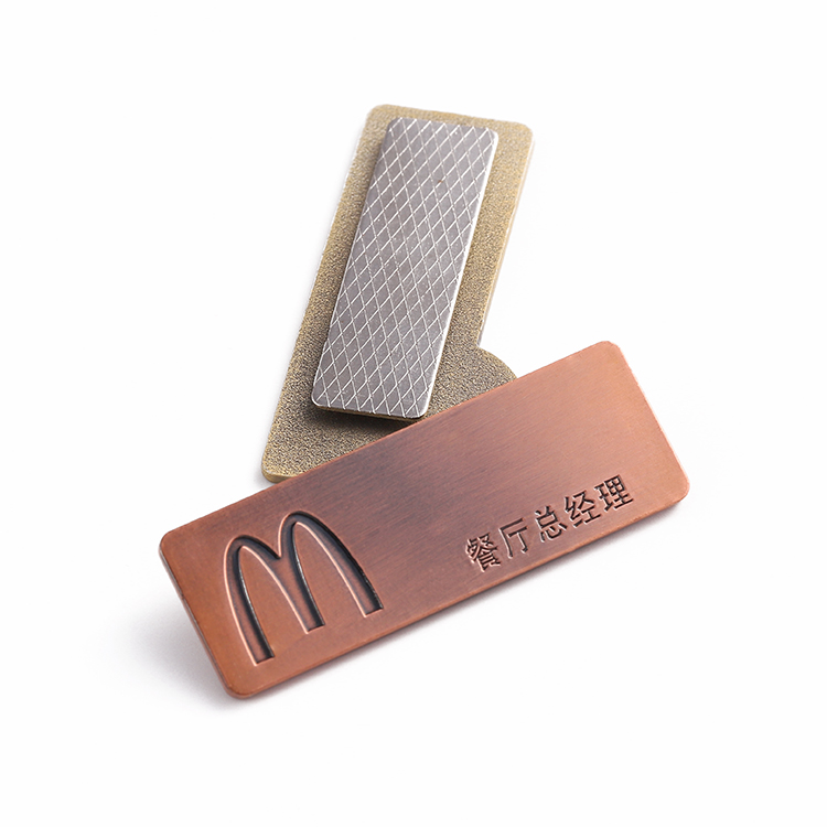 Nametag Lanyard Name Stamping Blank Nickel Brass Badge Blanks