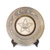 Customized Bronze Zinc Alloy Plates Logos Metal Souvenir Plate