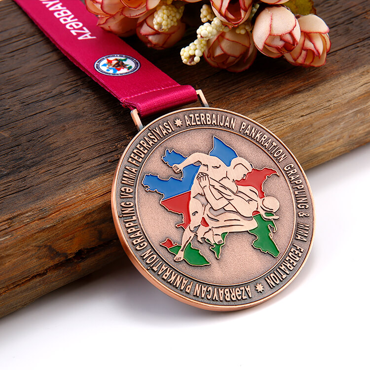 Custom Made 3d Taekwondo Challenge Award Metal Medal