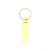 Custom Factory Hard Enamel Gold Keychain