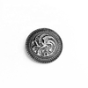 Metal Round Shape Game of Thrones Lapel Pin Custom for Men