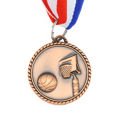 Custom Carved Basketball Souvenir Metal Blank Medal