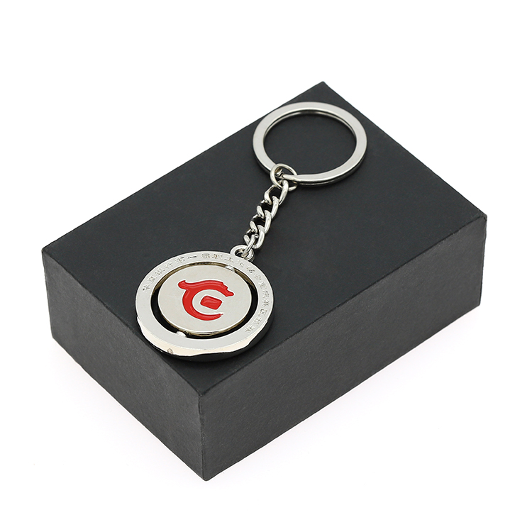 Silver Letter Enamel Marvel Holder Keychain Custom Logo