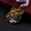 Gold Wing Badge Eagle Wings Metal Military Die Cast Badgemetal Reel with Pin