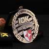 Sports Medals For 5KM Running Customized Custom 2d 3d Metal Brass Fun Run Medal