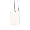 Customized 3D Embossment Soft Enamel Zinc Alloy Dog Tag/dogtag with Ball Chain