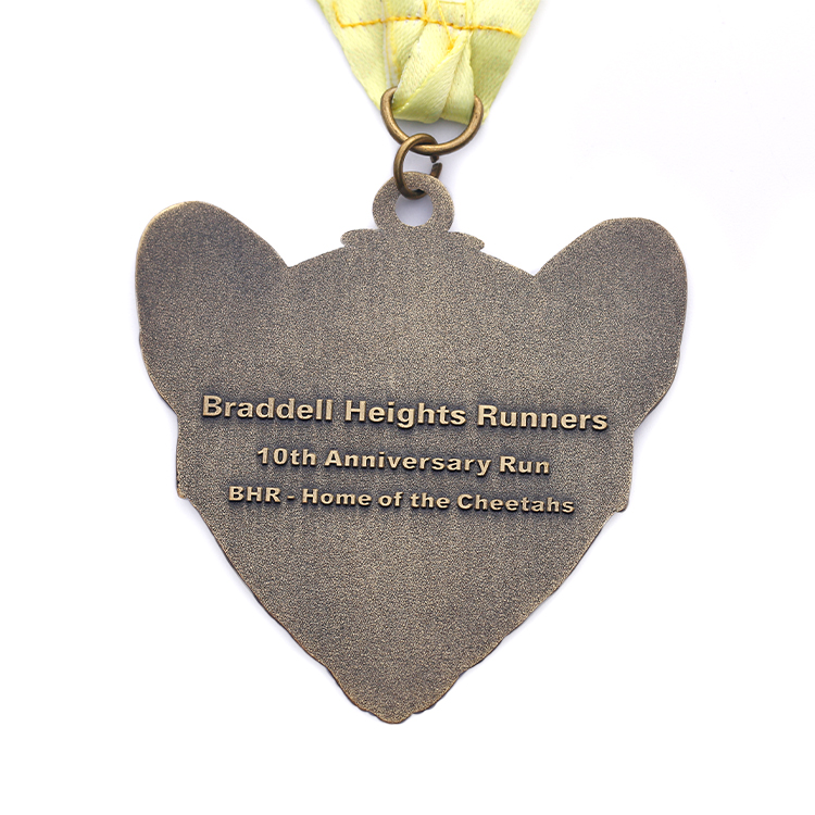 Custom Russia Logos Anniversary Souvenir Metal 3d Leopard Medal