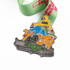 1st 2st 3st Medal 5k Chocolate Medal Race Sports Alloy Medals China
