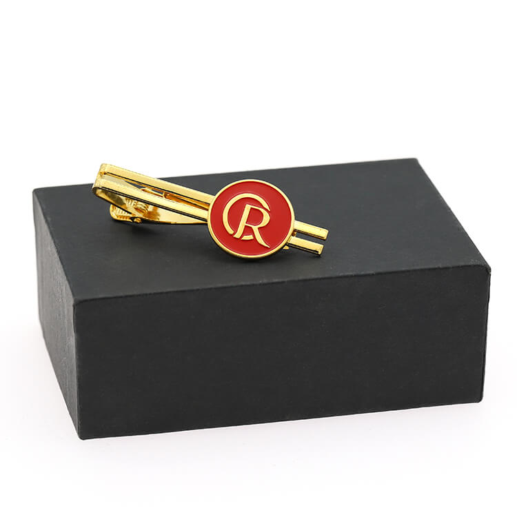 Custom Metal Iron Brass Material Plating Gift Tie Clip