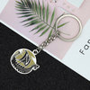 Customized Soft Enamel Boat Shape Zinc Alloy Keychain with DIY Logo And Words