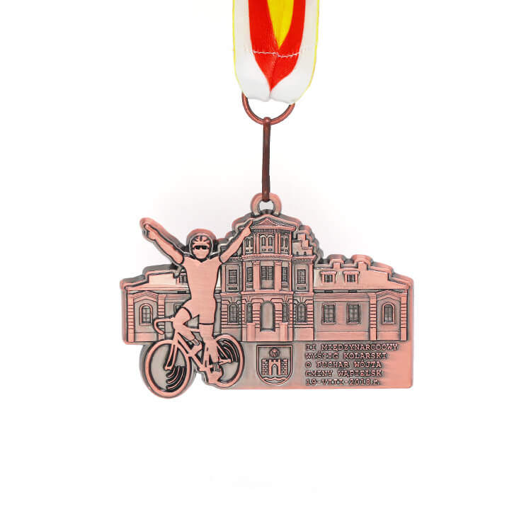 Factory Custom Metal Bicycle Bike Medals Custom Medal