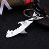 Fish Hook Chain Keyring Aluminium Key Holder Keychain Gift