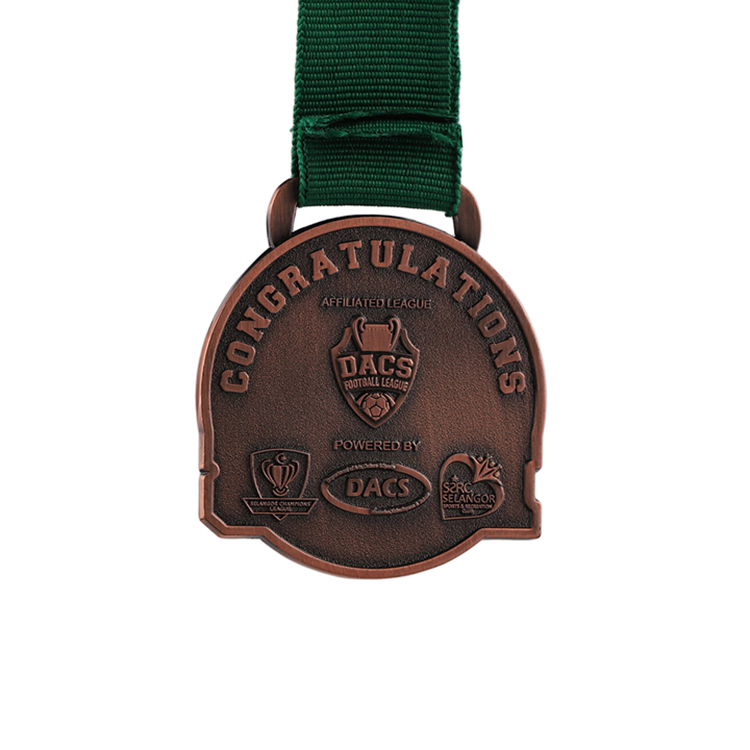 Gold Silver And Bronze Long Service Running Dia Casting Metal Medal